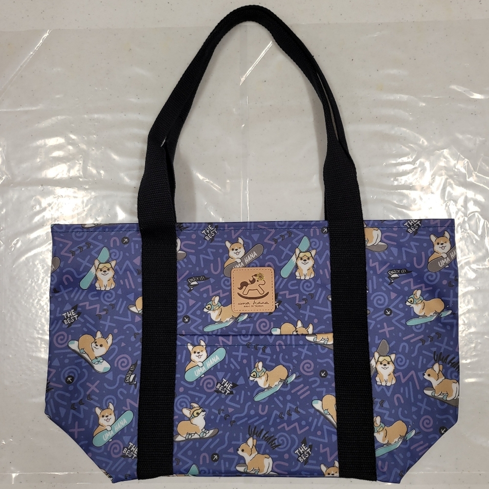 Waterproof Corgi Dumpling Tote Shoulder Bag Purse - Picture 7 of 12